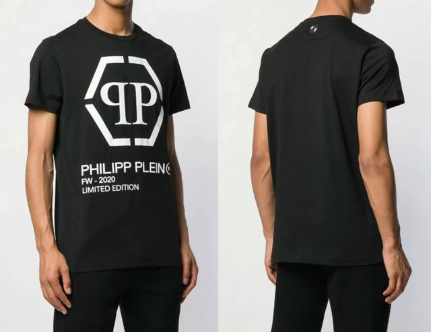 PHILIPP PLEIN T-Shirt Philipp Plein Gold Cut Limited Edition Logo Shirt Rou günstig online kaufen