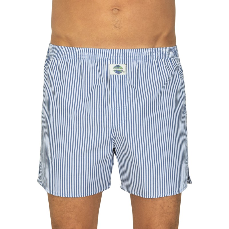 D.E.A.L International Boxershorts Weiß & Blau gestreift günstig online kaufen