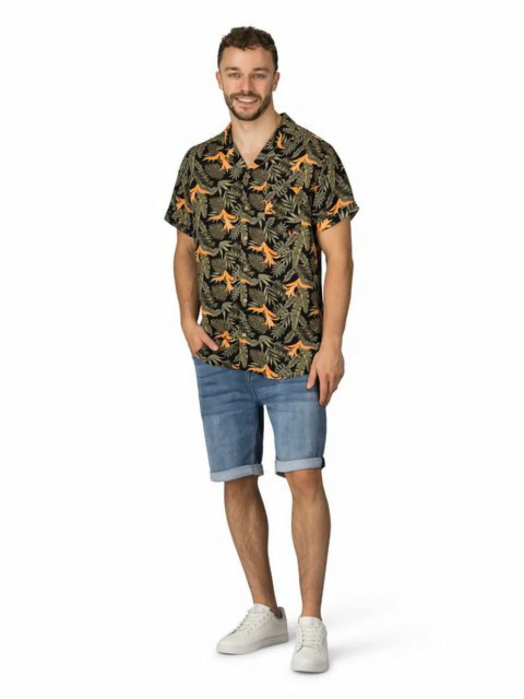 riverso Hawaiihemd Herren Sommerhemd RIVMick Regular Fit (1-tlg) günstig online kaufen