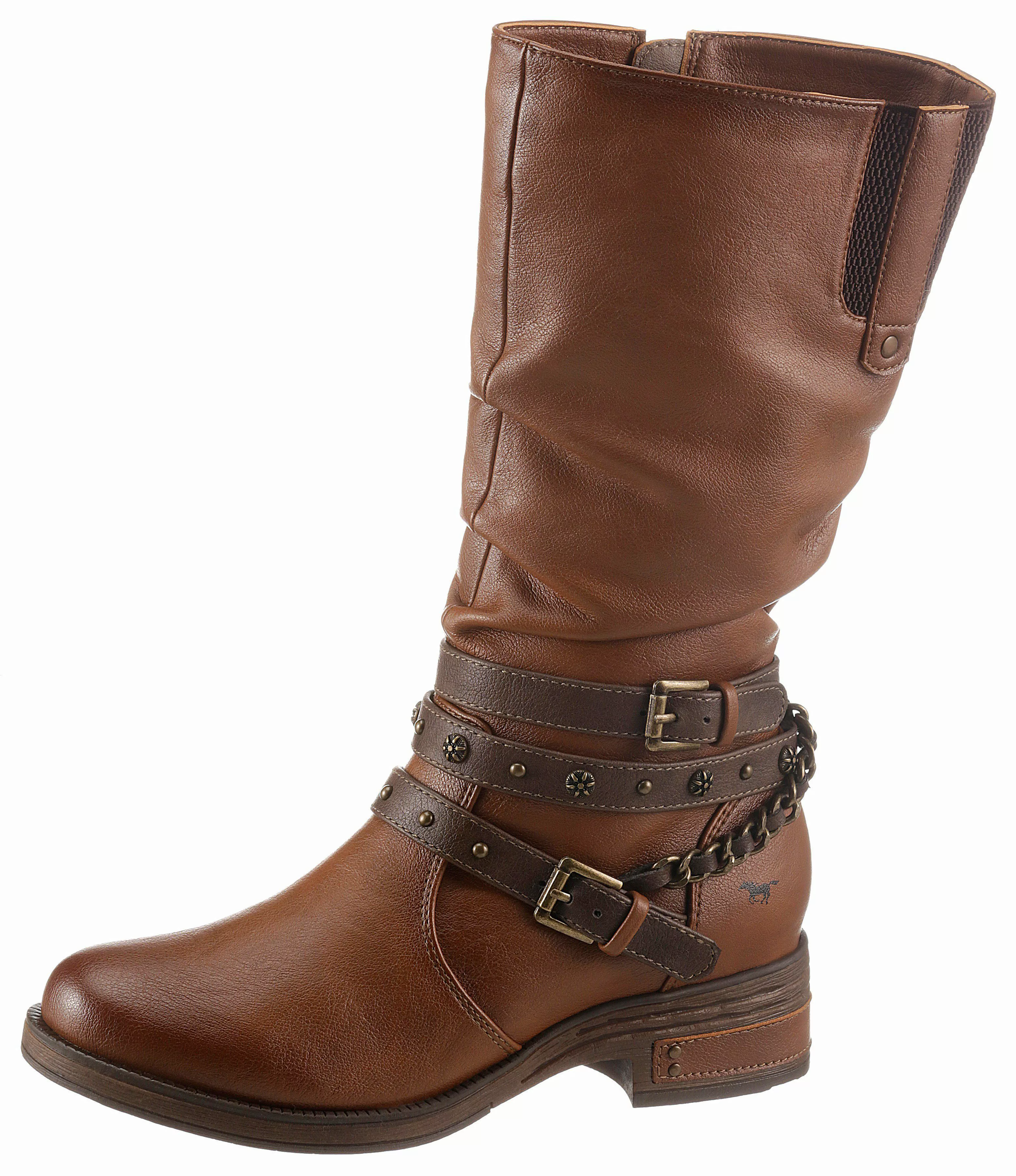 Mustang Shoes Stiefel mit Nietenband und günstig online kaufen