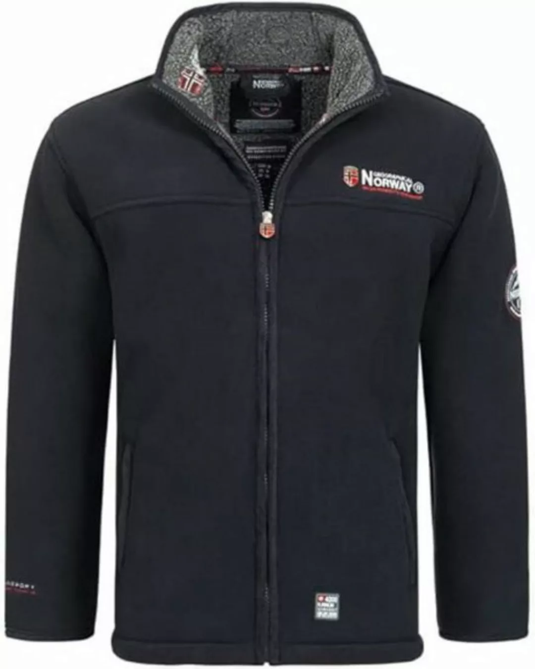 Geographical Norway Fleecejacke Herren Outdoor Jacke brubolt schwarz (1-St) günstig online kaufen