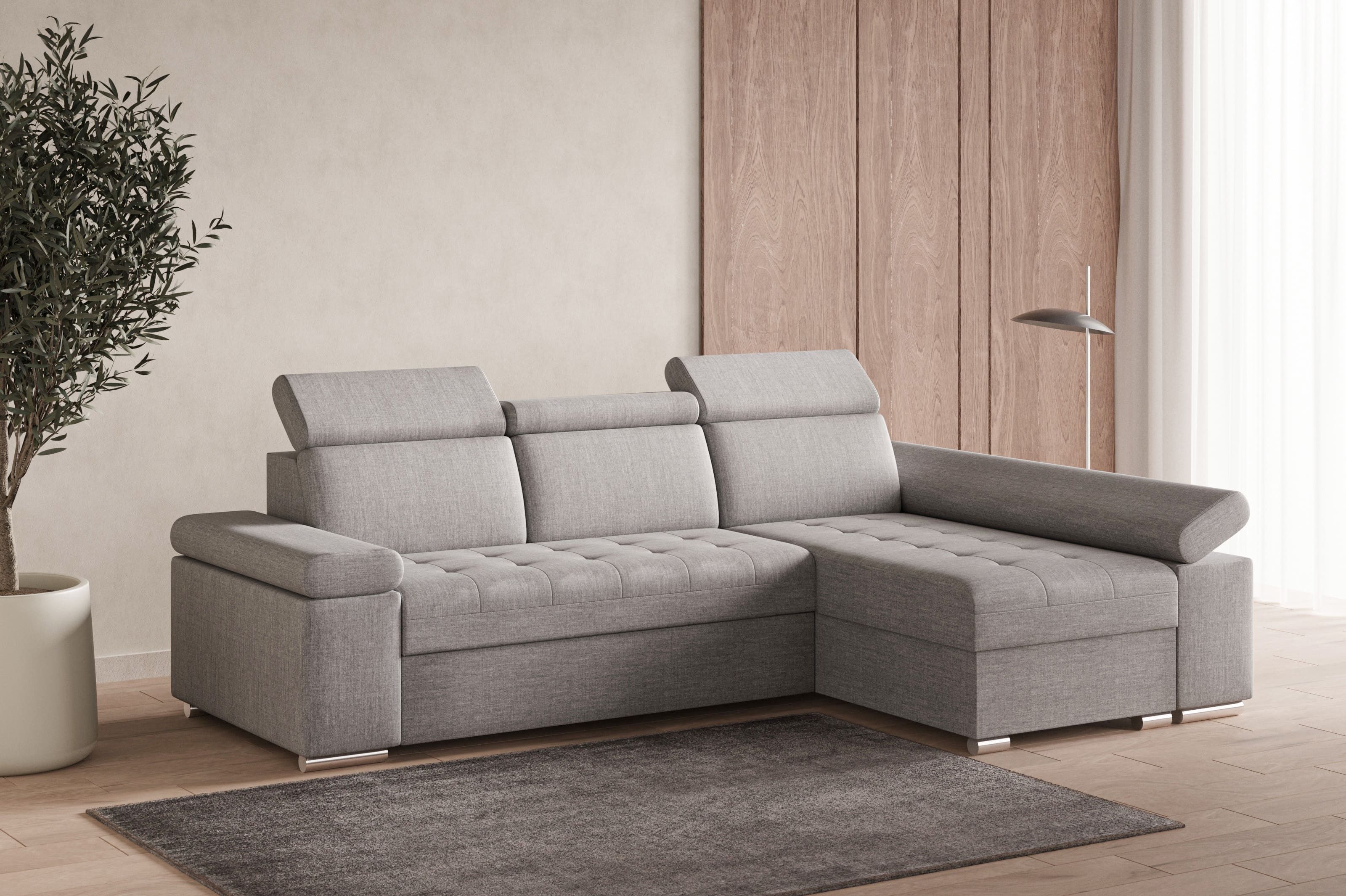 MOEBLO Ecksofa LUKA, modernes Schlafsofa, bequemes günstig online kaufen