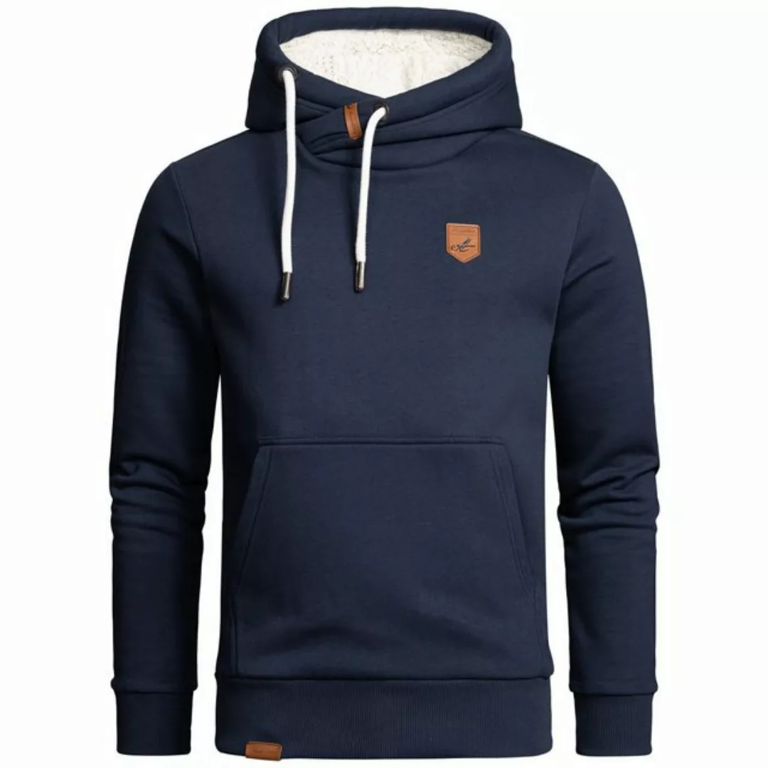 Amaci&Sons Kapuzenpullover YONKERS Kapuzenpullover mit Plüsch-Kapuze Herren günstig online kaufen