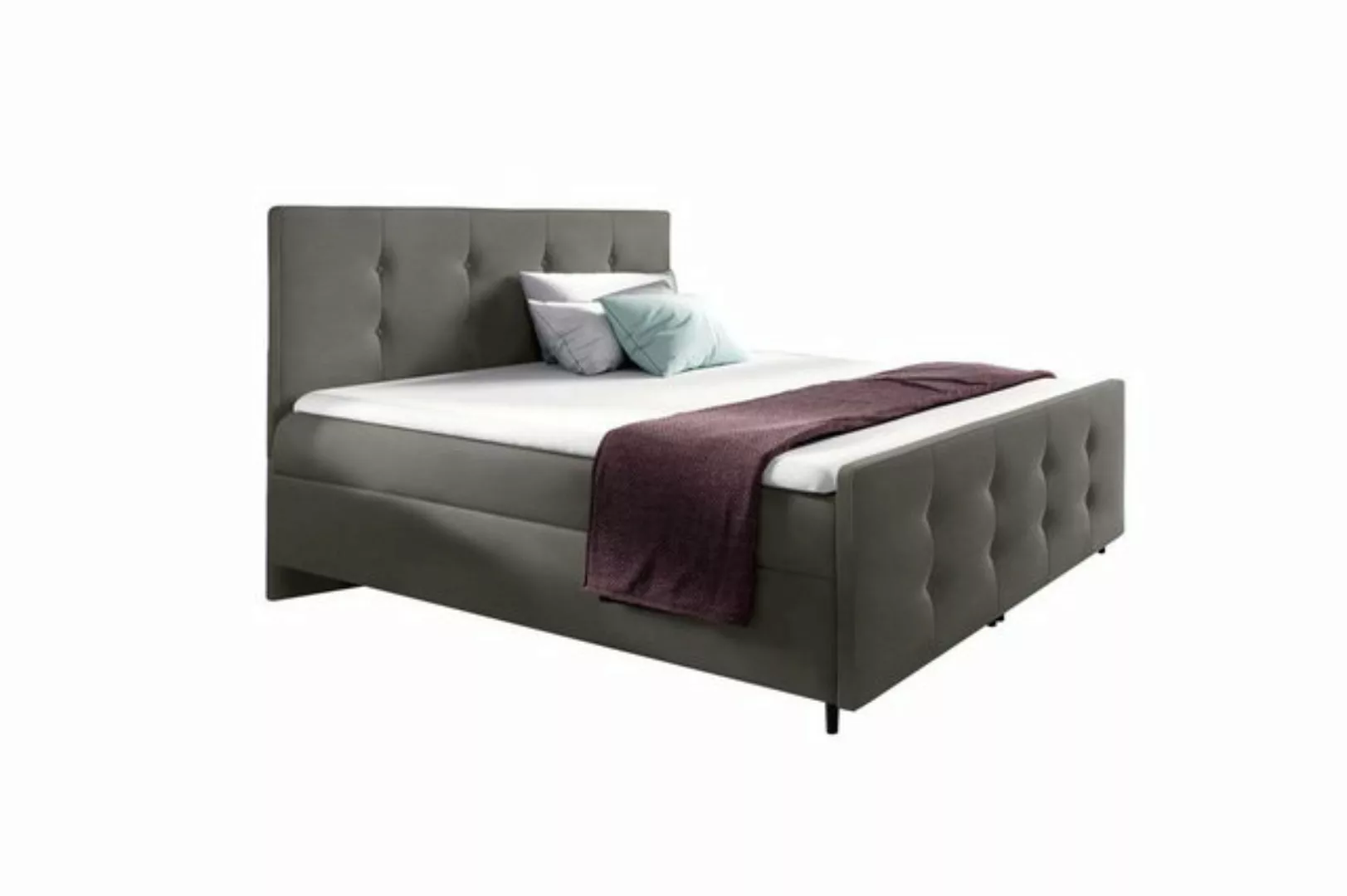 Stylefy Boxspringbett Primo (Schlafzimmerbett, Bett), 120/140/160/180/200x2 günstig online kaufen