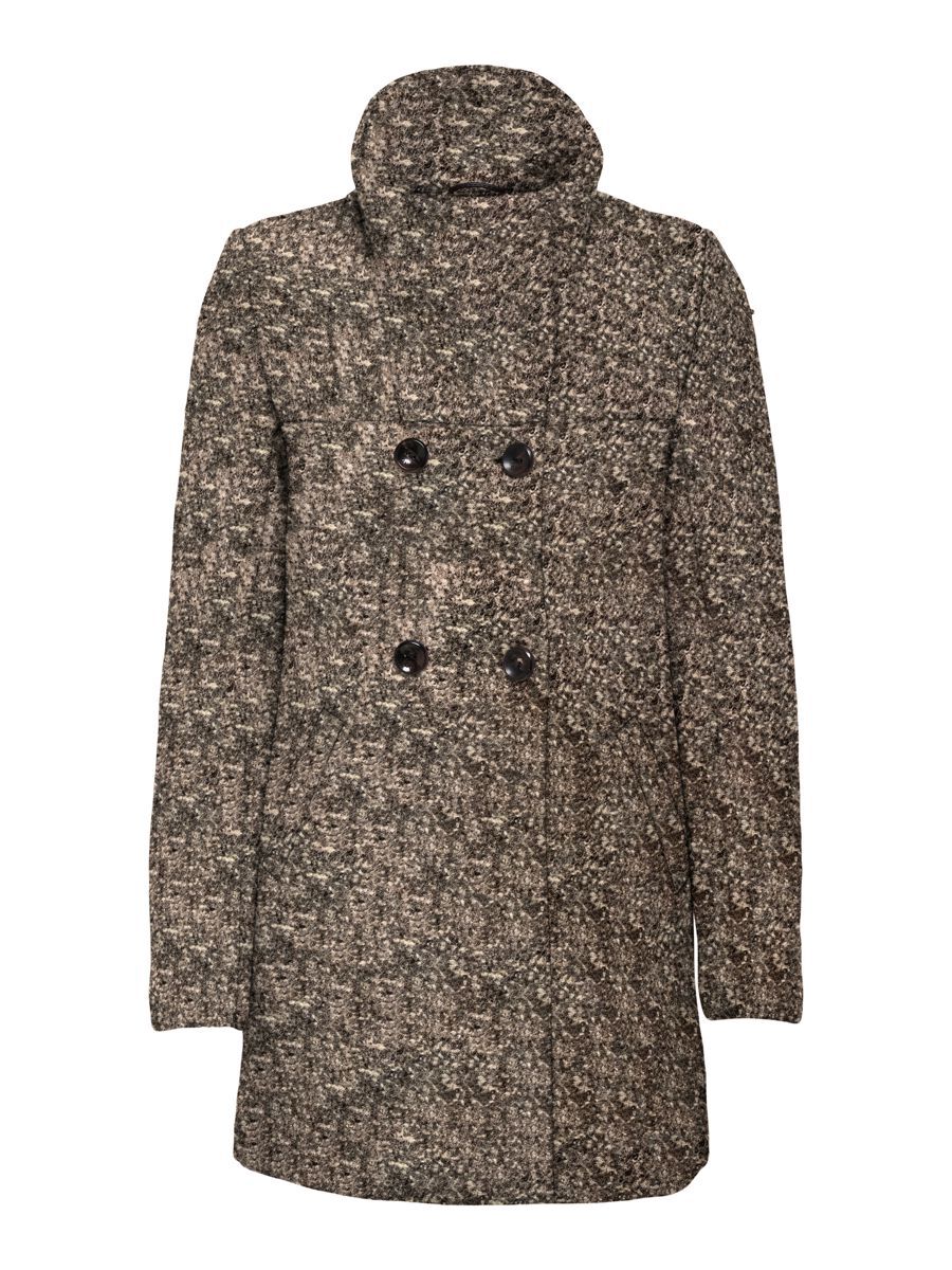ONLY Woll Mantel Damen Schwarz günstig online kaufen