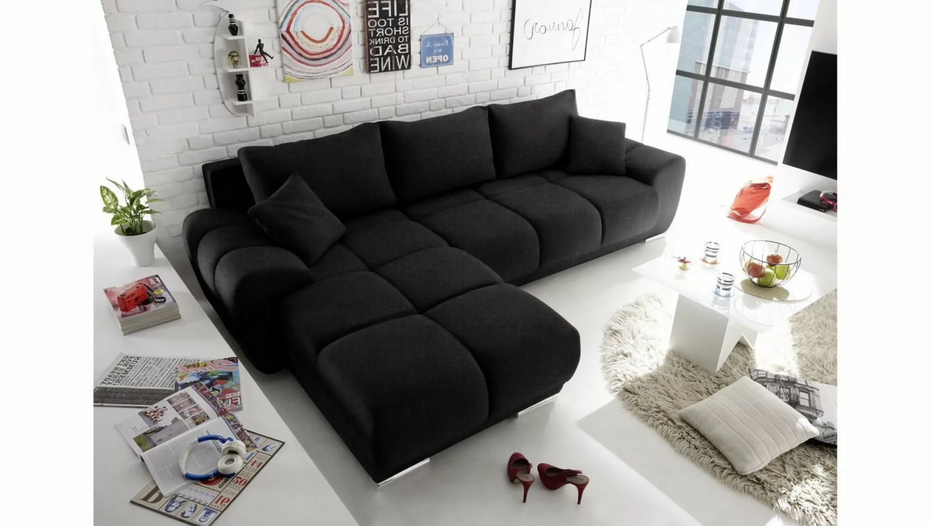 Stylefy Ecksofa Stylefy Antalya Ecksofa, L-Form, Eckcouch, wahlweise mit Be günstig online kaufen