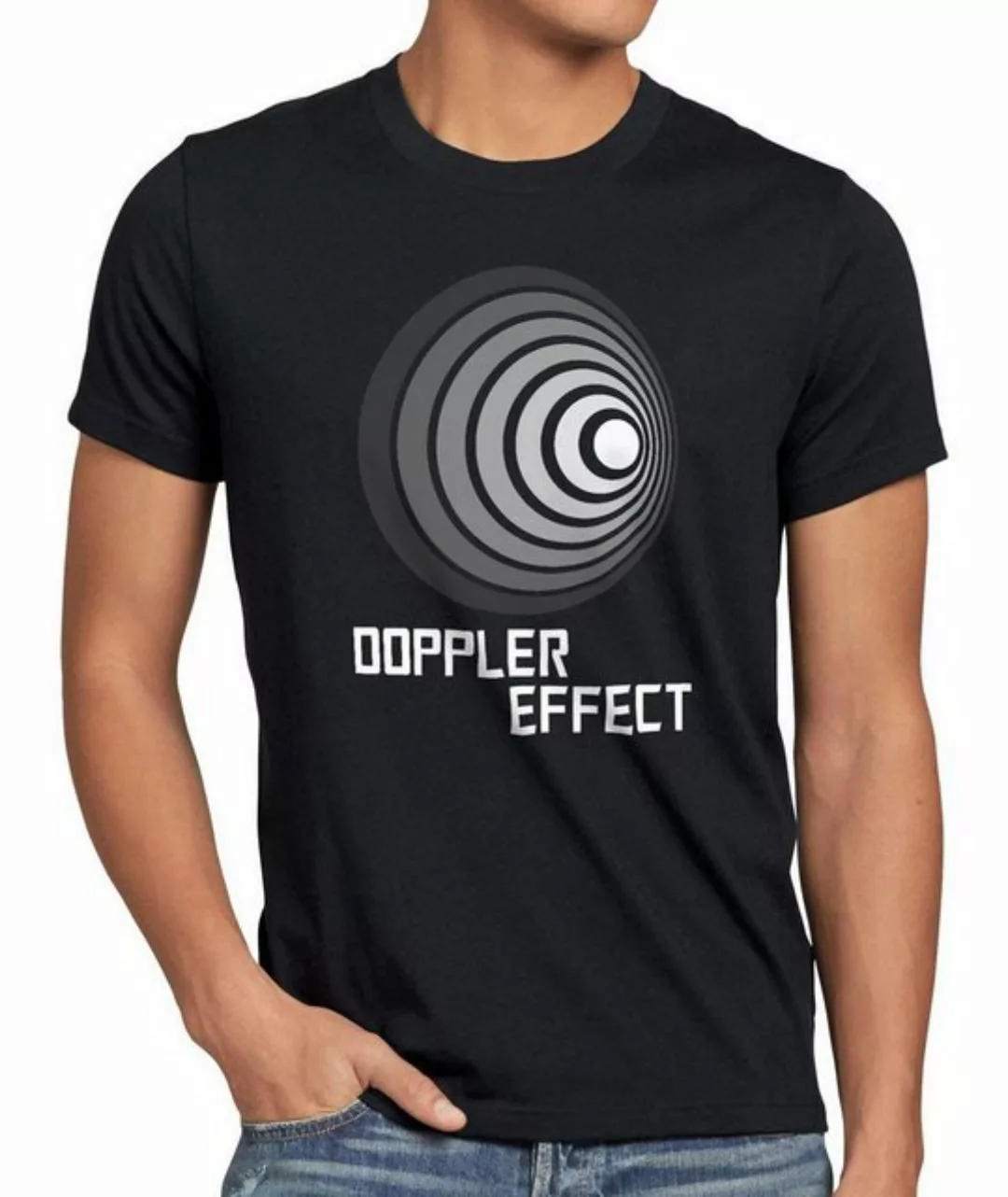style3 Print-Shirt Herren T-Shirt Doppler Effect Cooper Big Bang Sheldon Ef günstig online kaufen