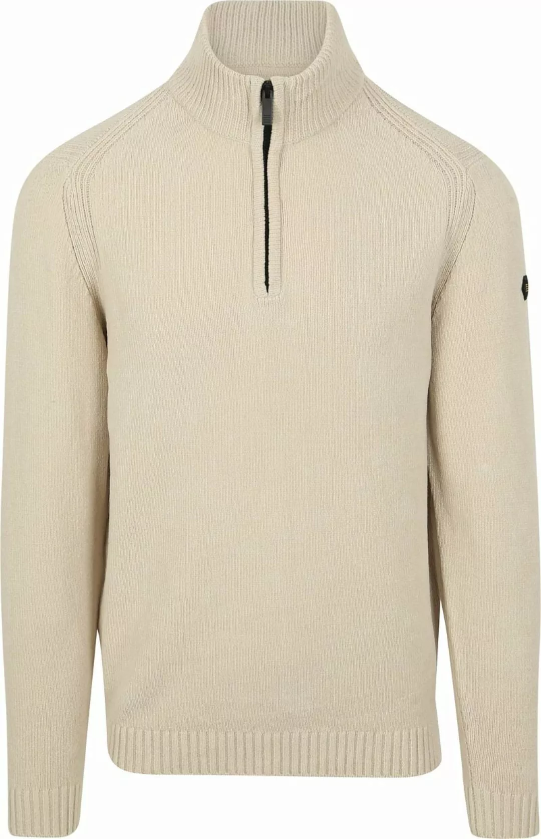 No Excess Halfzip Pullover Chenille Ecru - Größe M günstig online kaufen