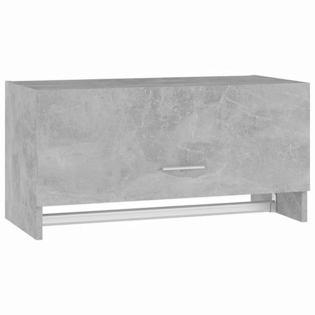 vidaXL Kleiderschrank Mehrzweckschrank Betongrau 70x32,5x35cm Holzwerkstoff günstig online kaufen