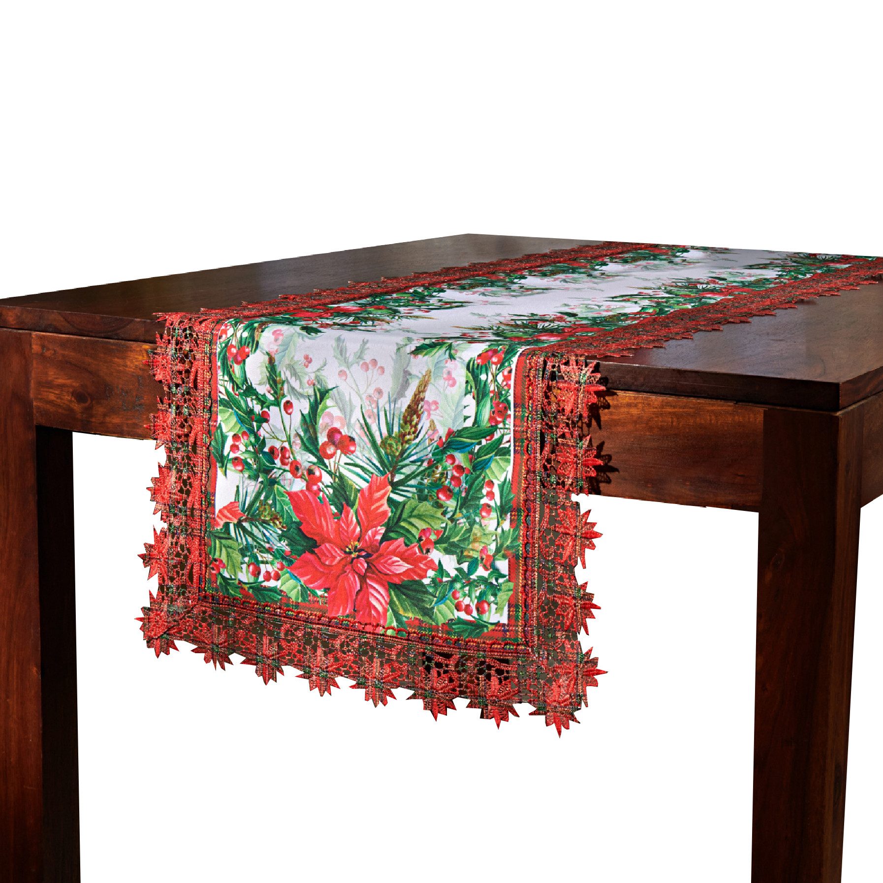 Delindo Lifestyle Tischdecke Mitteldecke Weihnachtsstern (1-tlg), günstig online kaufen