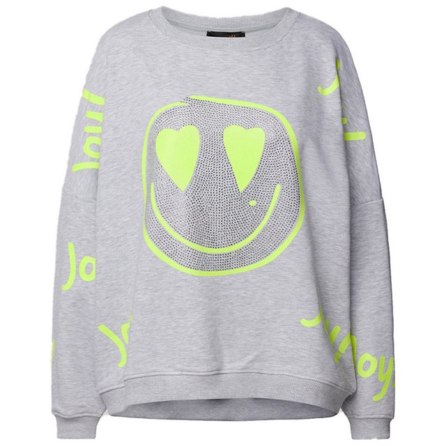 Miss Goodlife Sweatshirt MG8011-Joy-Heartface-silver günstig online kaufen
