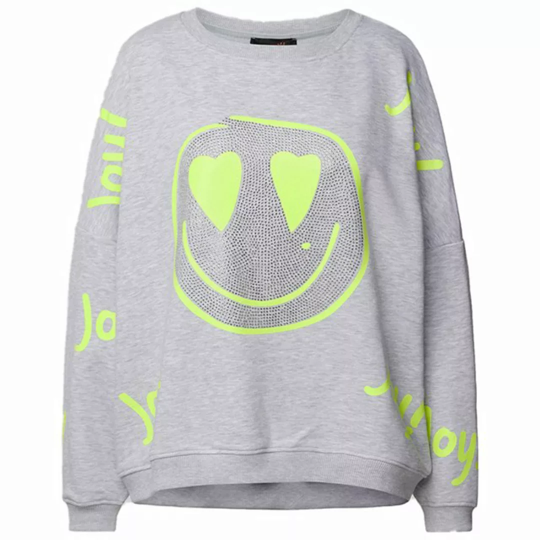 Miss Goodlife Sweatshirt MG8011-Joy-Heartface-silver günstig online kaufen