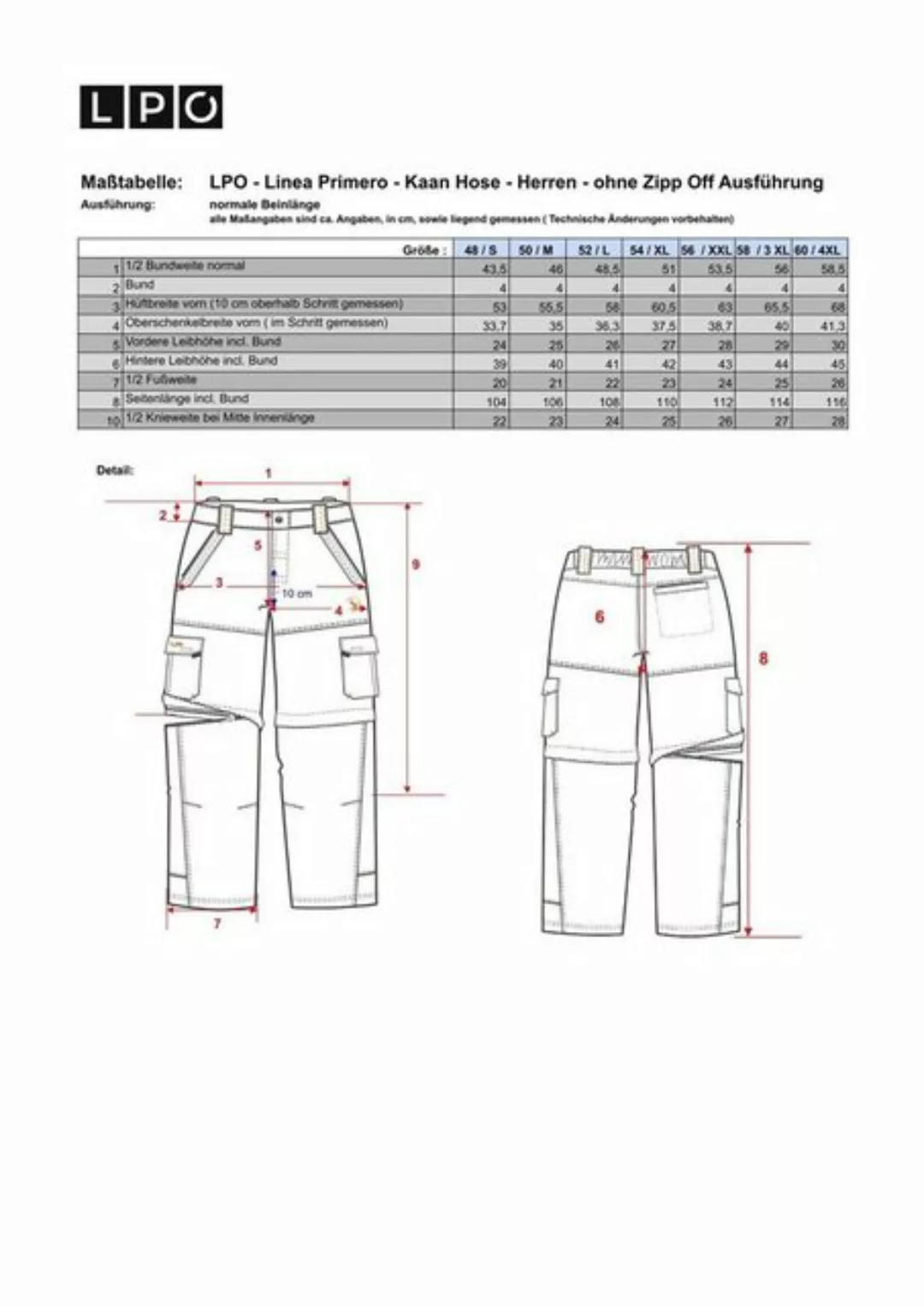 Linea Primero Softshellhose LPO Linea Primero - Krempel Cargohose mit Gürte günstig online kaufen