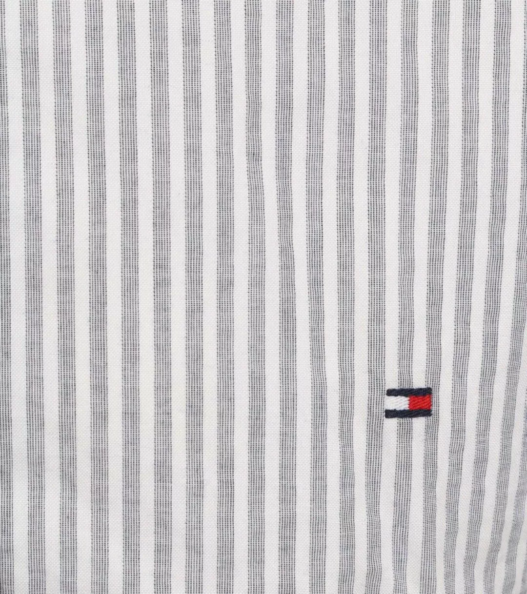 Tommy Hilfiger Hemd Streifen Grau - Größe XL günstig online kaufen