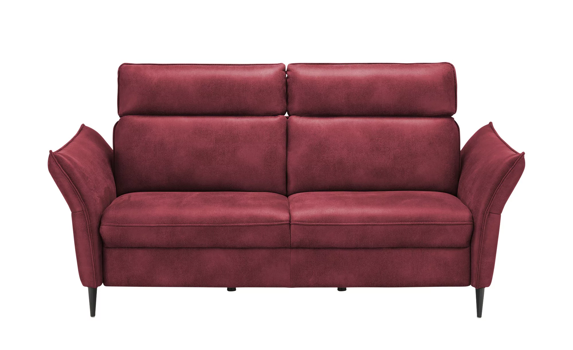 Hukla Sofa 2,5-sitzig  Solea ¦ rot ¦ Maße (cm): B: 196 T: 95 Polstermöbel > günstig online kaufen