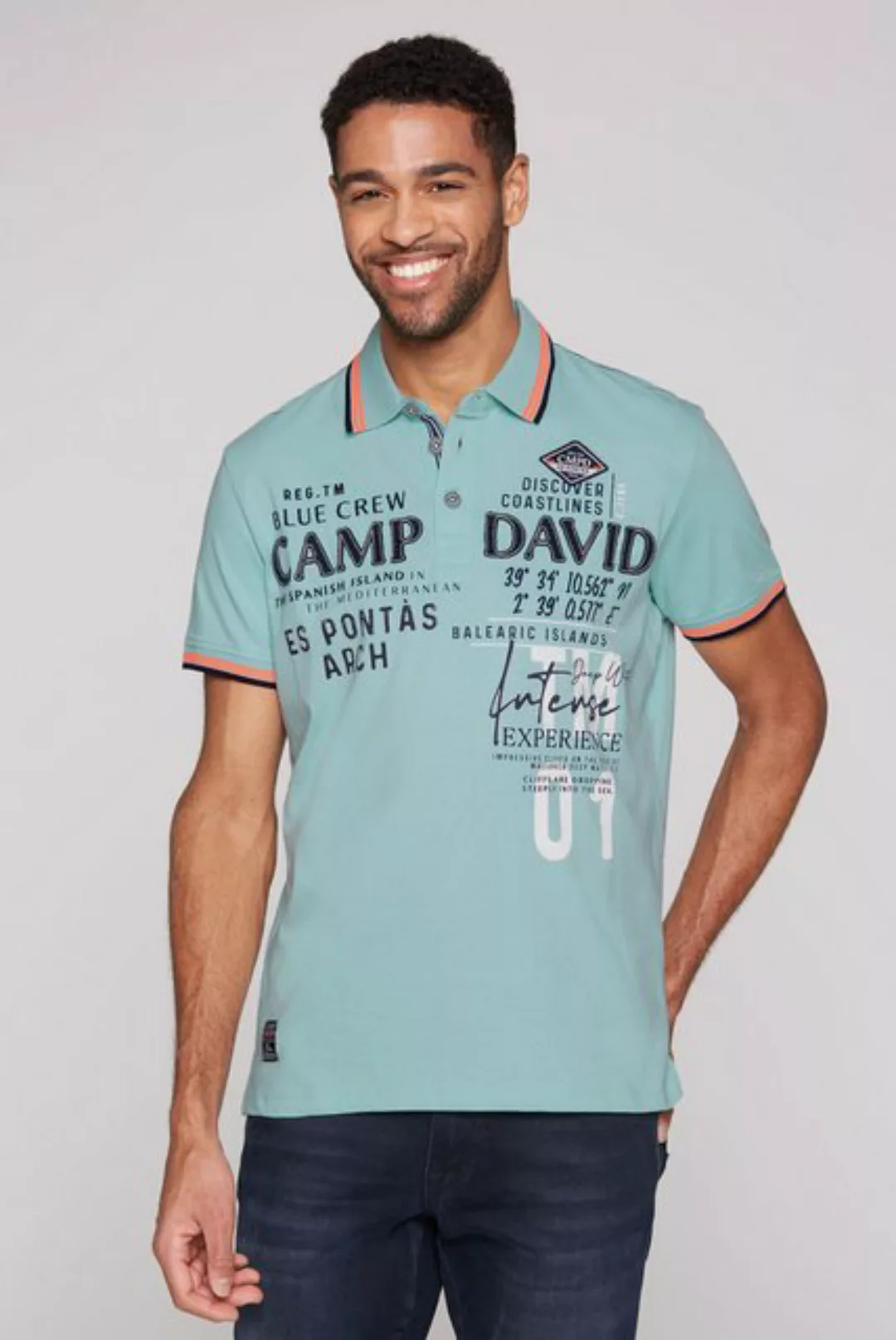 CAMP DAVID Poloshirt aus Baumwolle günstig online kaufen