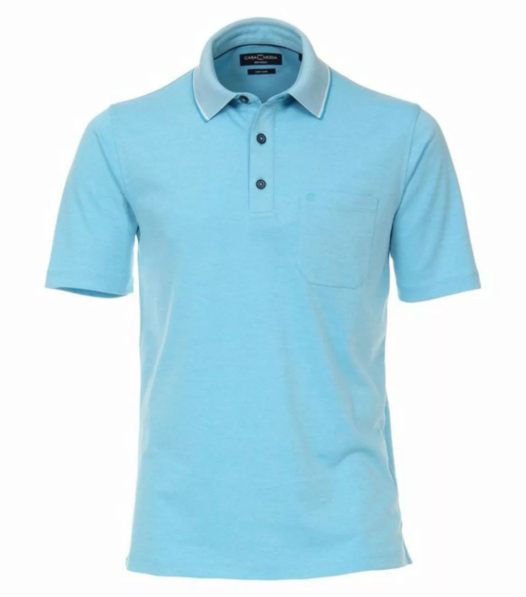 CASAMODA Poloshirt Polo-Shirt unifarben günstig online kaufen