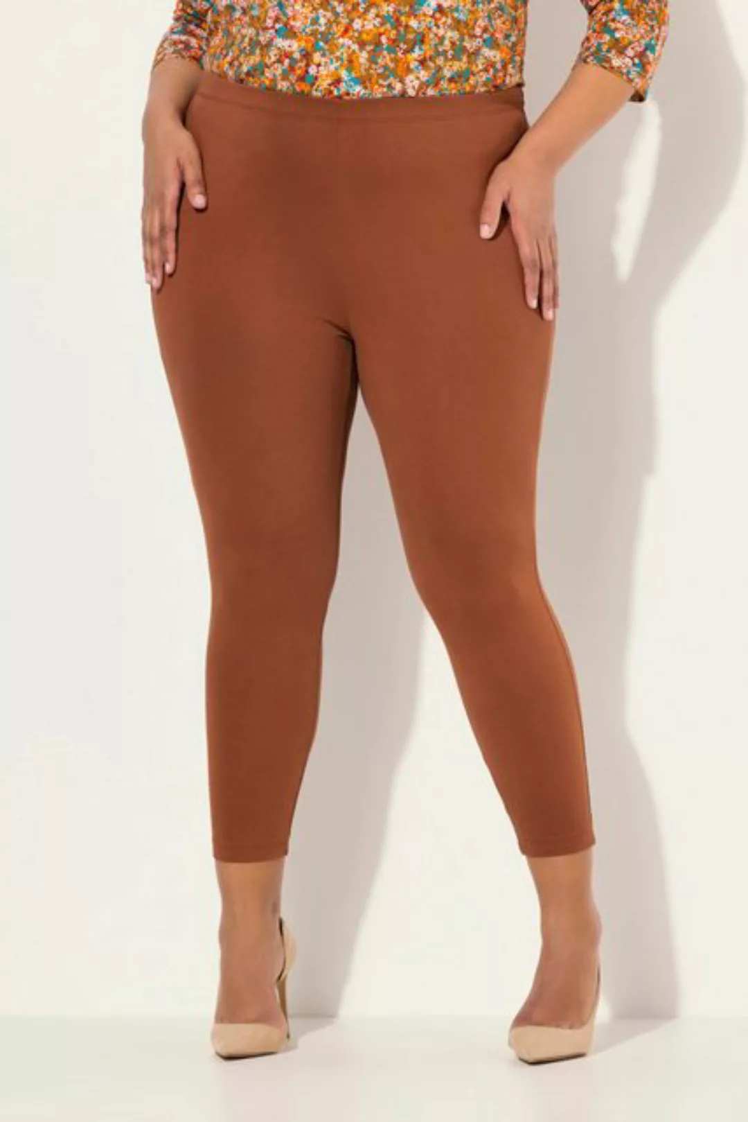 Ulla Popken Funktionshose 7/8-Leggings elastischer Bund bis Gr. 66/68 günstig online kaufen