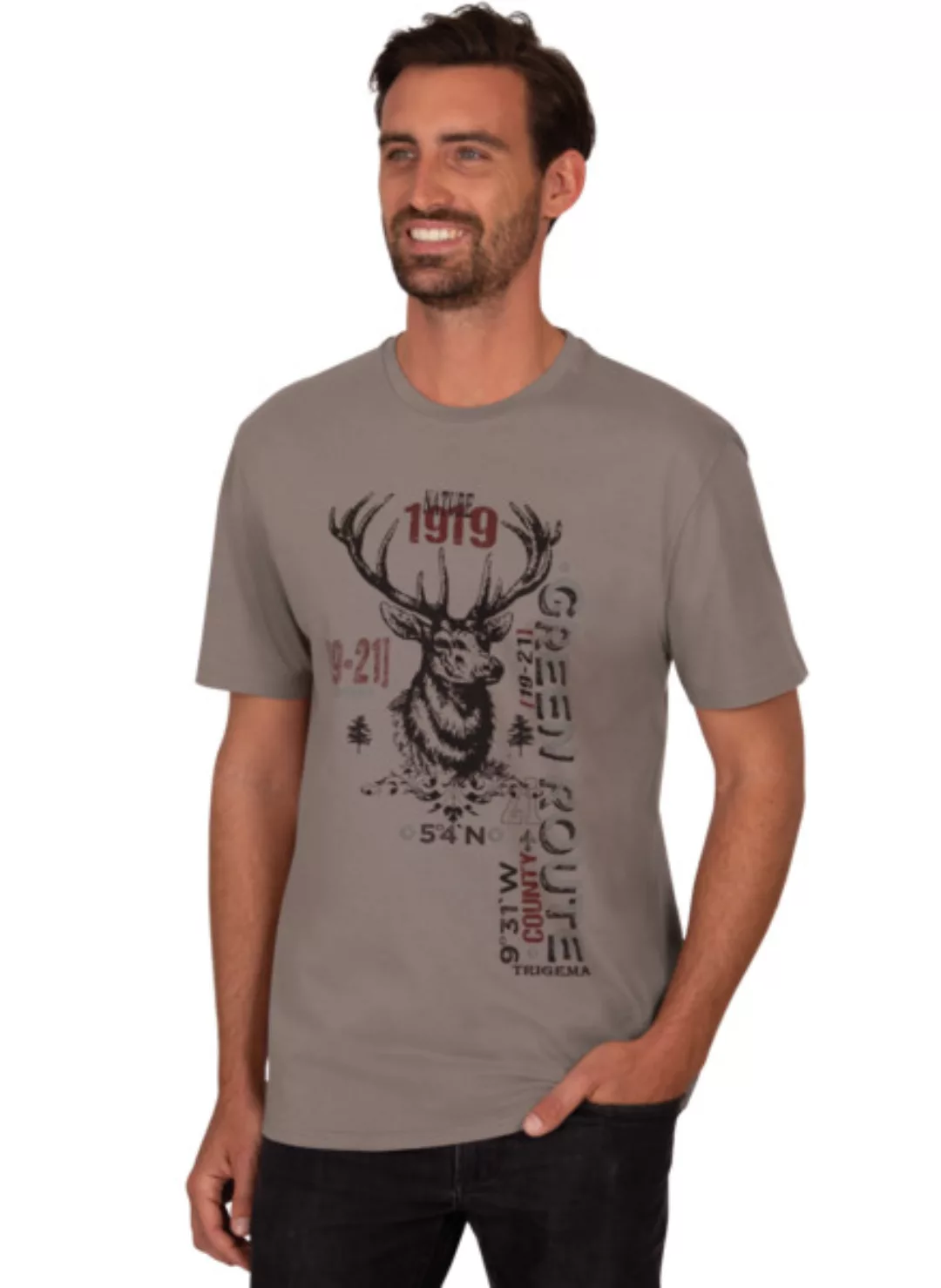 T-shirt Aus Biobaumwolle (Kba) Mit Motiv günstig online kaufen
