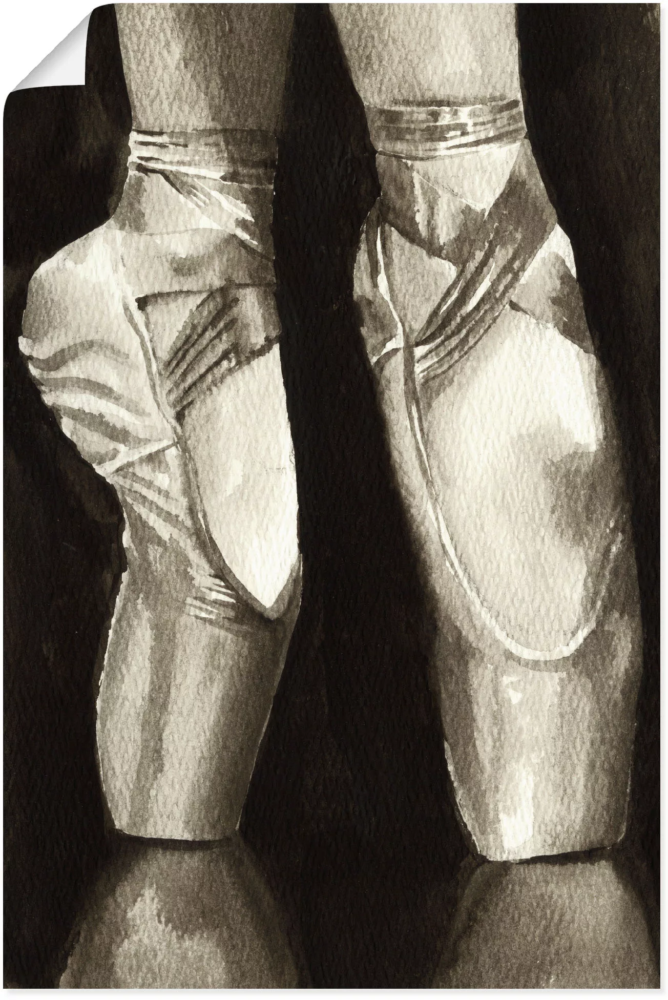 Artland Wandbild »Balletschuhe II«, Sport, (1 St.), als Leinwandbild, Poste günstig online kaufen