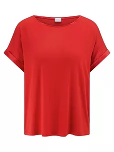 Rundhals-Shirt Mey rot günstig online kaufen