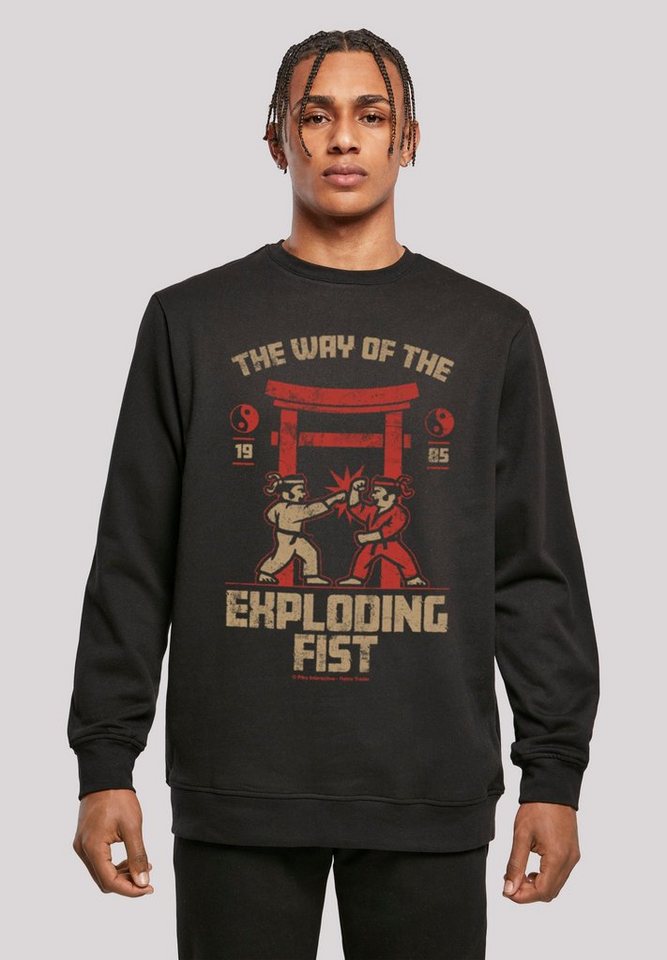 F4NT4STIC Kapuzenpullover Retro Gaming The Way of the Exploding Fist Print günstig online kaufen