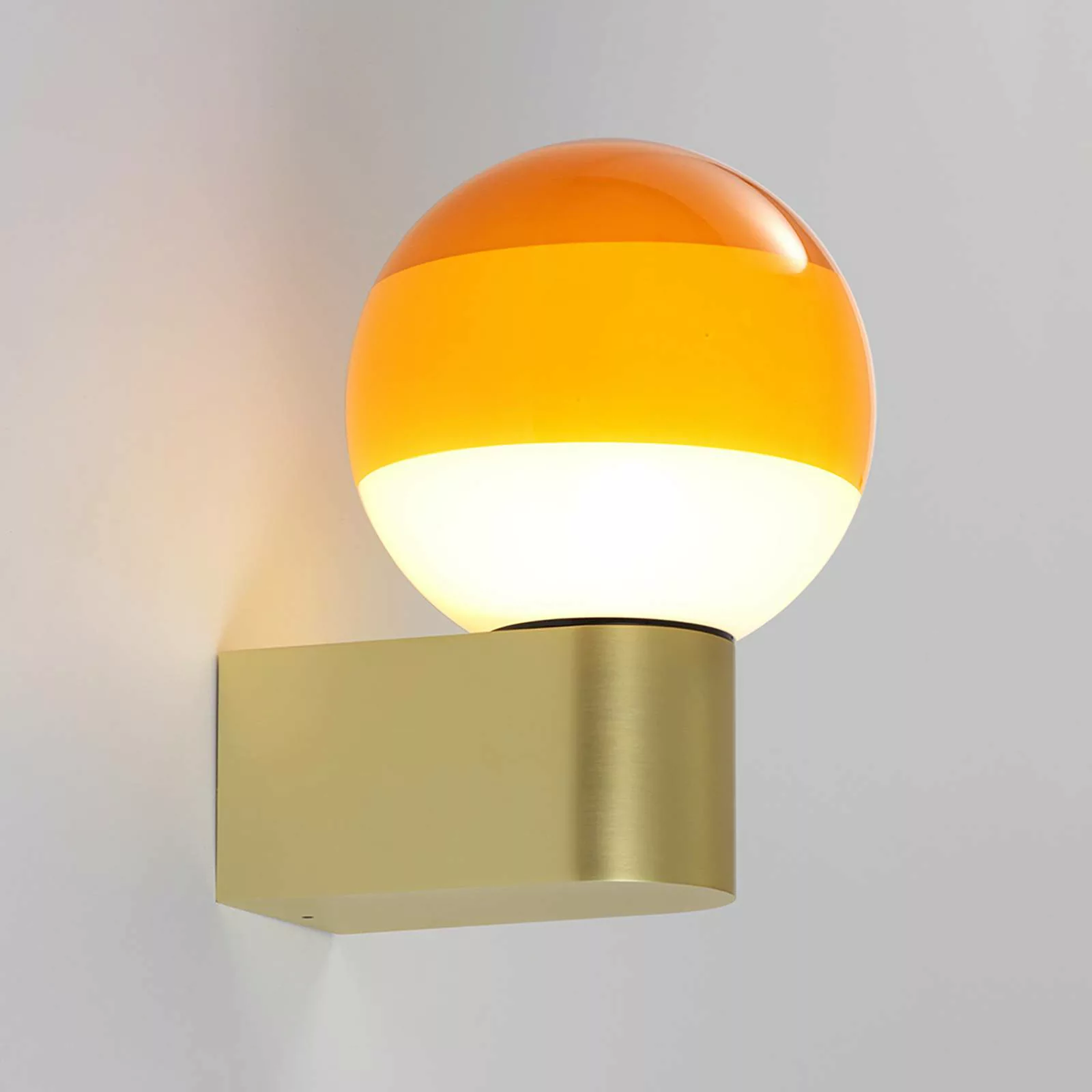 MARSET Dipping Light A1 LED-Wandlampe, orange/gold günstig online kaufen