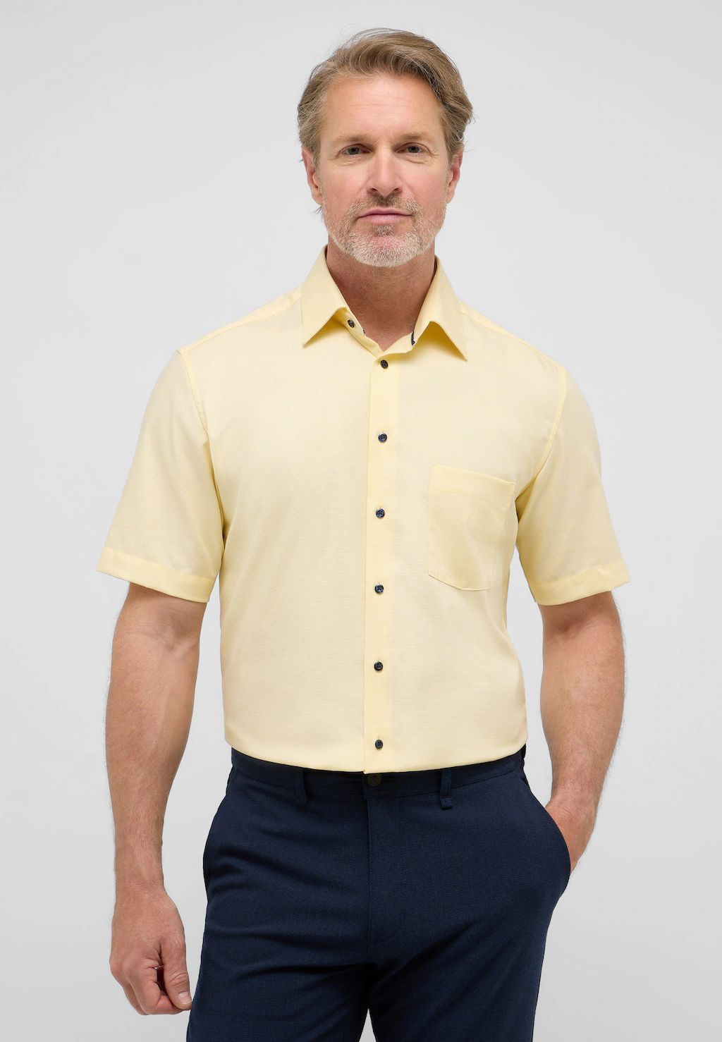 Eterna Kurzarmhemd "MODERN FIT", NON IRON (bügelfrei) günstig online kaufen