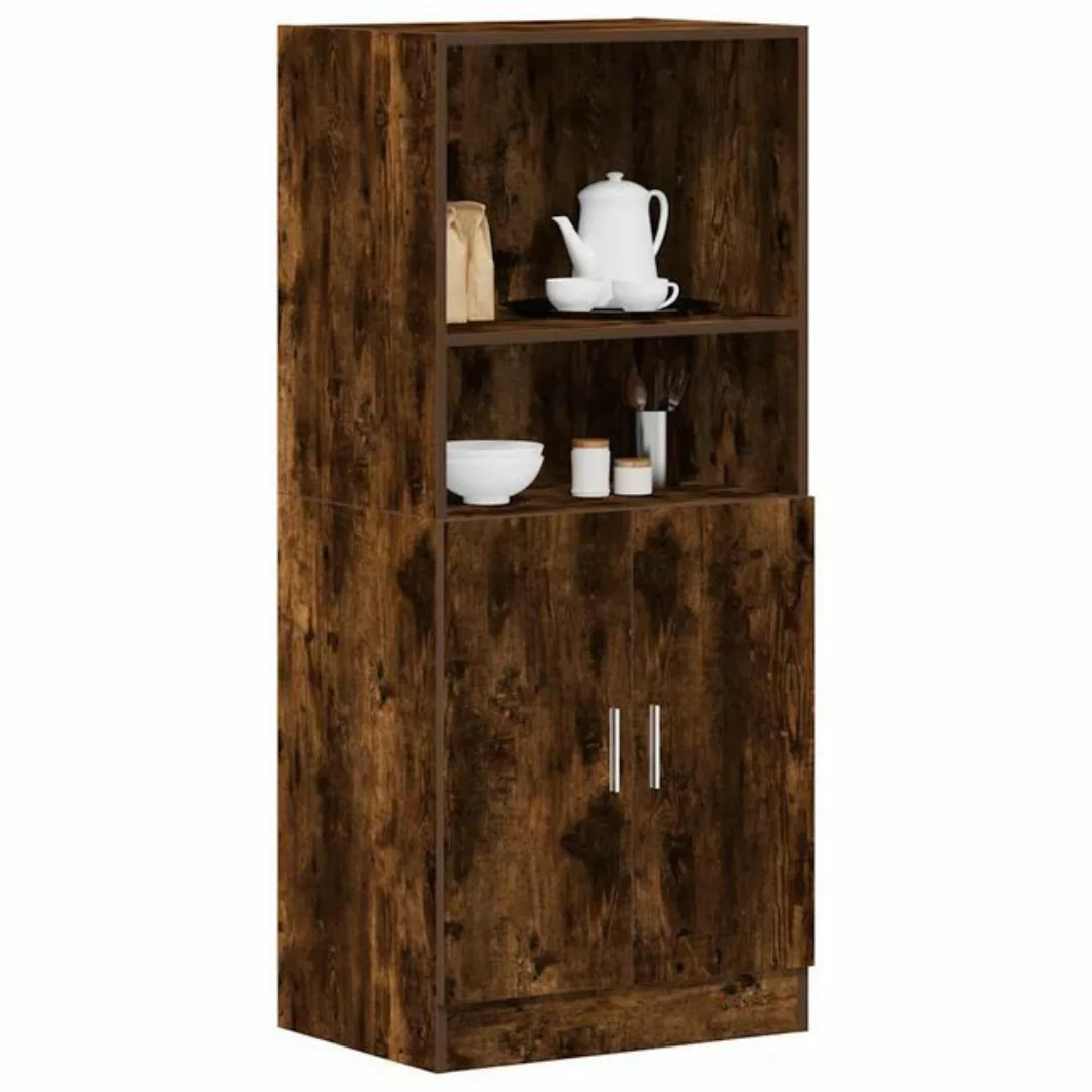 vidaXL Unterschrank Küchenschrank Räuchereiche 57x41,5x131,5 cm Holzwerksto günstig online kaufen