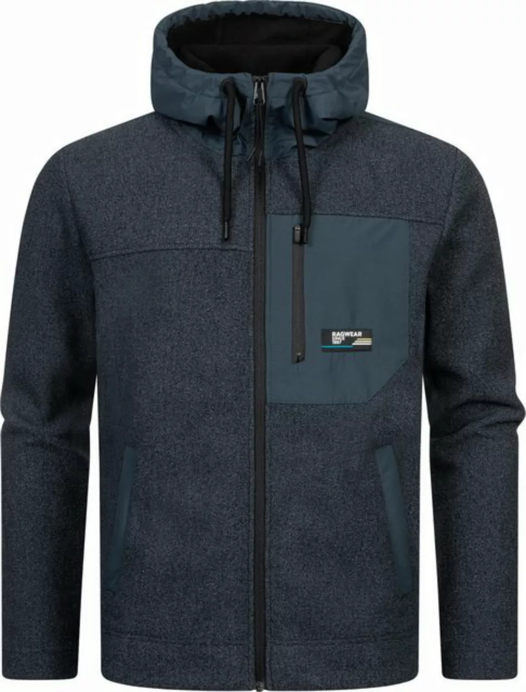 Ragwear Fleecejacke "Brodney", mit Kapuze, Stylische Herren Übergangsjacke günstig online kaufen