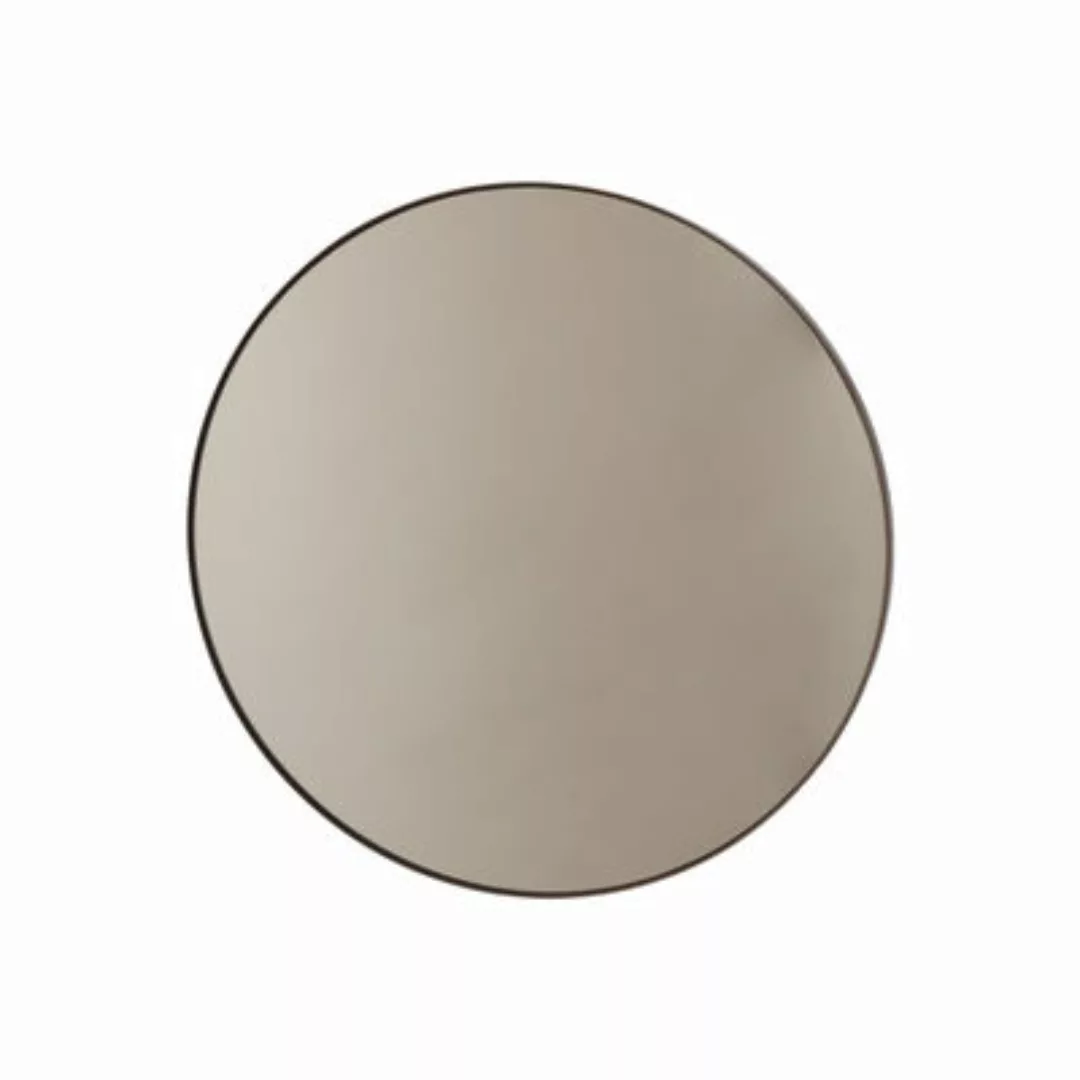Wandspiegel Circum XS holz braun / Ø 50 cm - AYTM - Braun günstig online kaufen