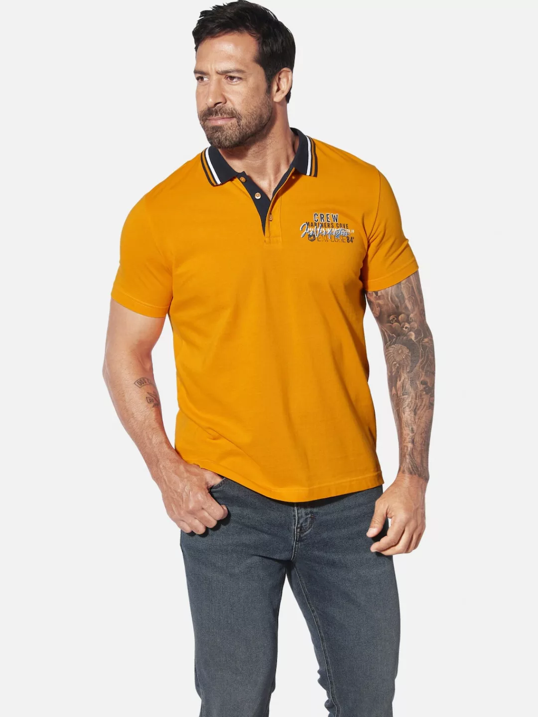 Jan Vanderstorm Poloshirt "Doppelpack Poloshirt TEOFIL" günstig online kaufen