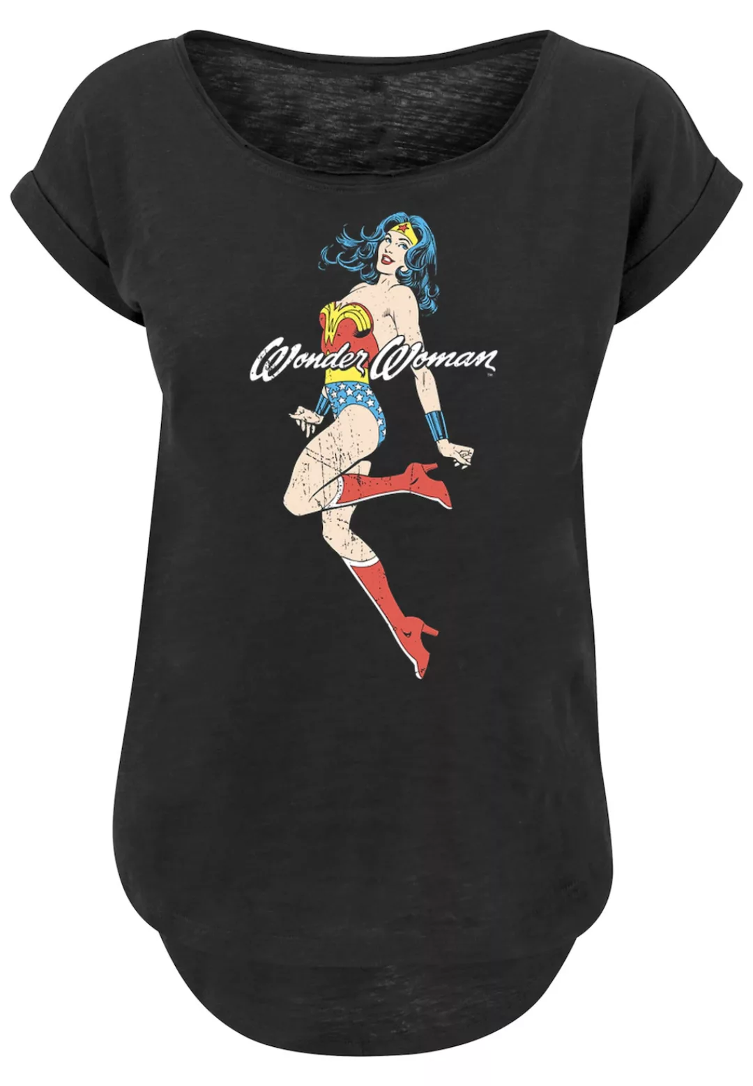 F4NT4STIC T-Shirt "DC Comics Wonder Woman Classic Jump", Print günstig online kaufen