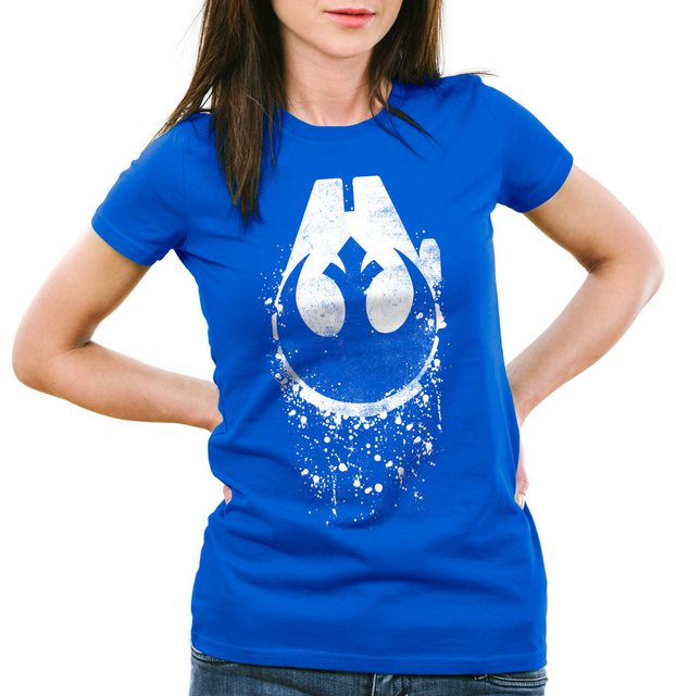 style3 T-Shirt Rebel Star xwing ywing yavin star krieg wars der sterne vade günstig online kaufen