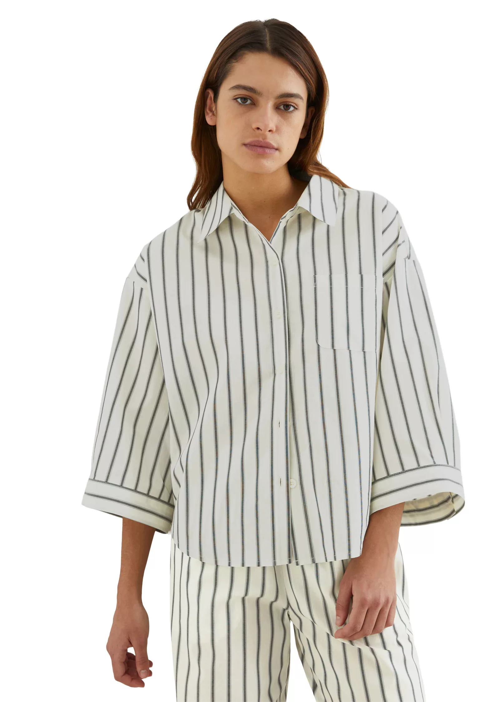 Marc OPolo Shirtbluse "Mix N Match Poplin", mit extra breiten Ärmeln und du günstig online kaufen