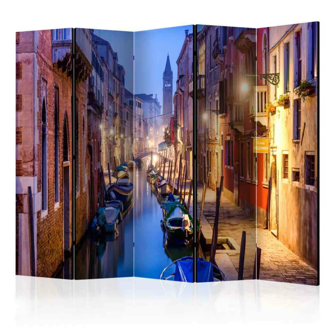 Spanischer Raumteiler mit Venedig bei Nacht 225 cm breit günstig online kaufen