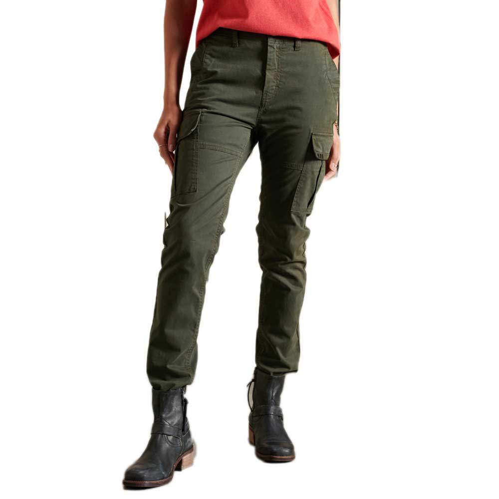 Superdry Slim Cargo Cargo Hose 26 Surplus Goods Olive günstig online kaufen