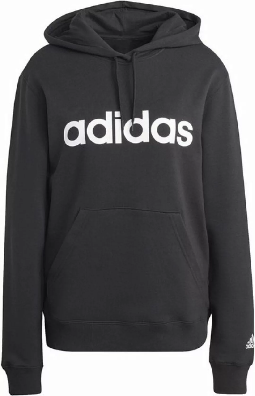 adidas Sportswear Hoodie W LIN FT HD BLACK/WHITE günstig online kaufen