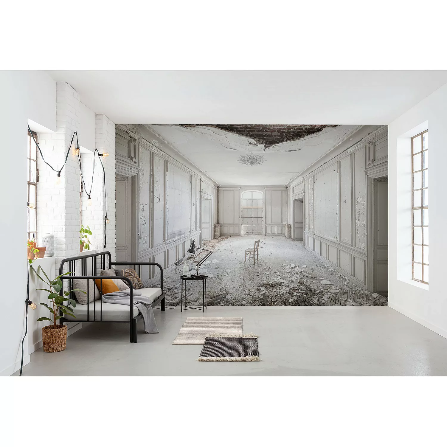 KOMAR Vlies Fototapete - White Room II - Größe 400 x 280 cm mehrfarbig günstig online kaufen