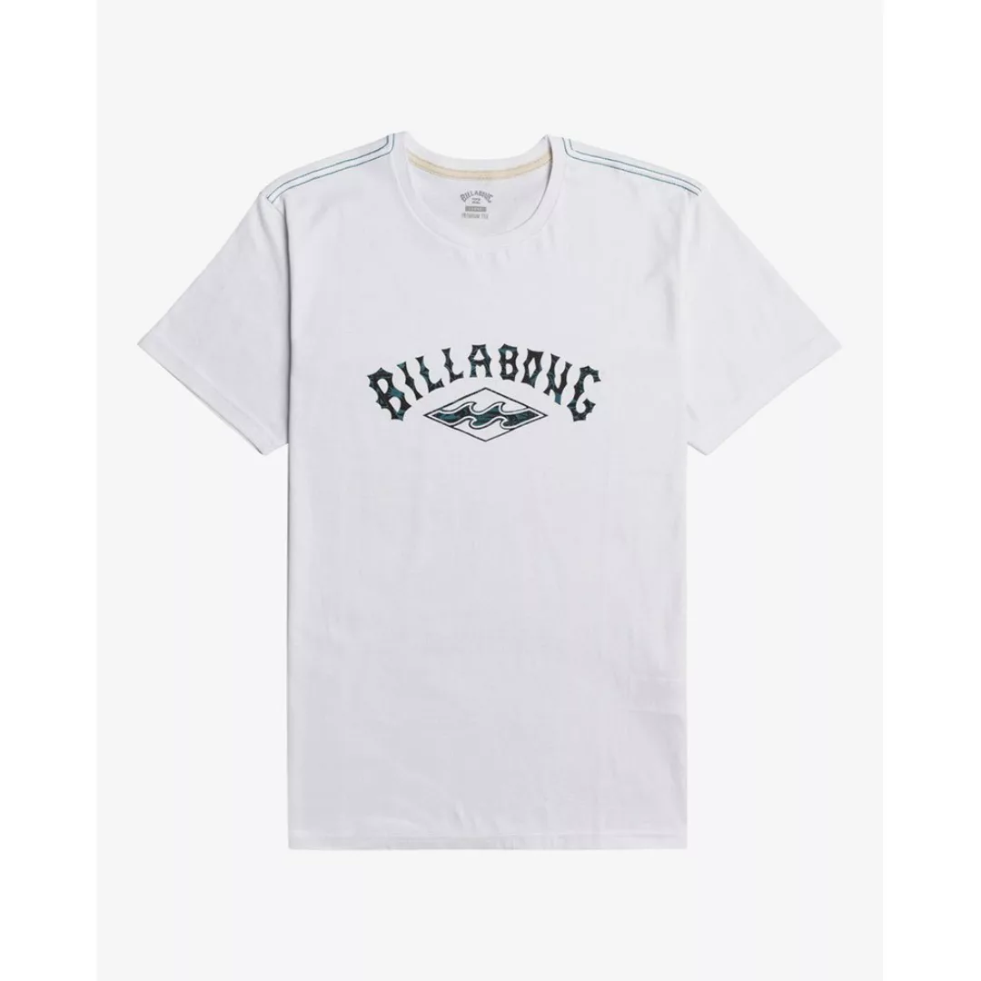 Billabong Arch Origin Kurzärmeliges T-shirt S White günstig online kaufen