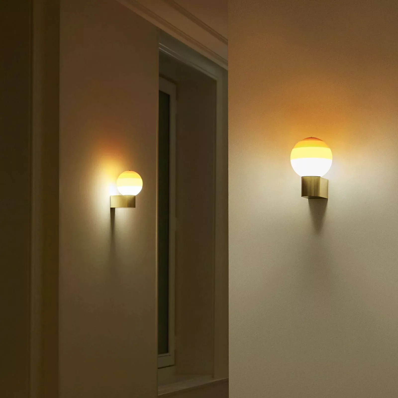 MARSET Dipping Light A1 LED-Wandlampe, orange/gold günstig online kaufen