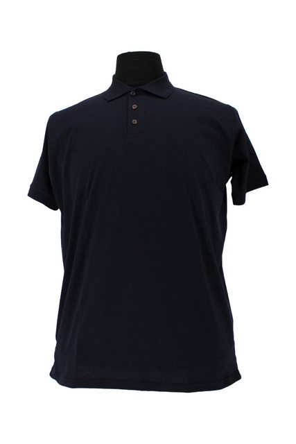 Brigg Poloshirt Polo Pique Shirt Uni Dunkelblau günstig online kaufen