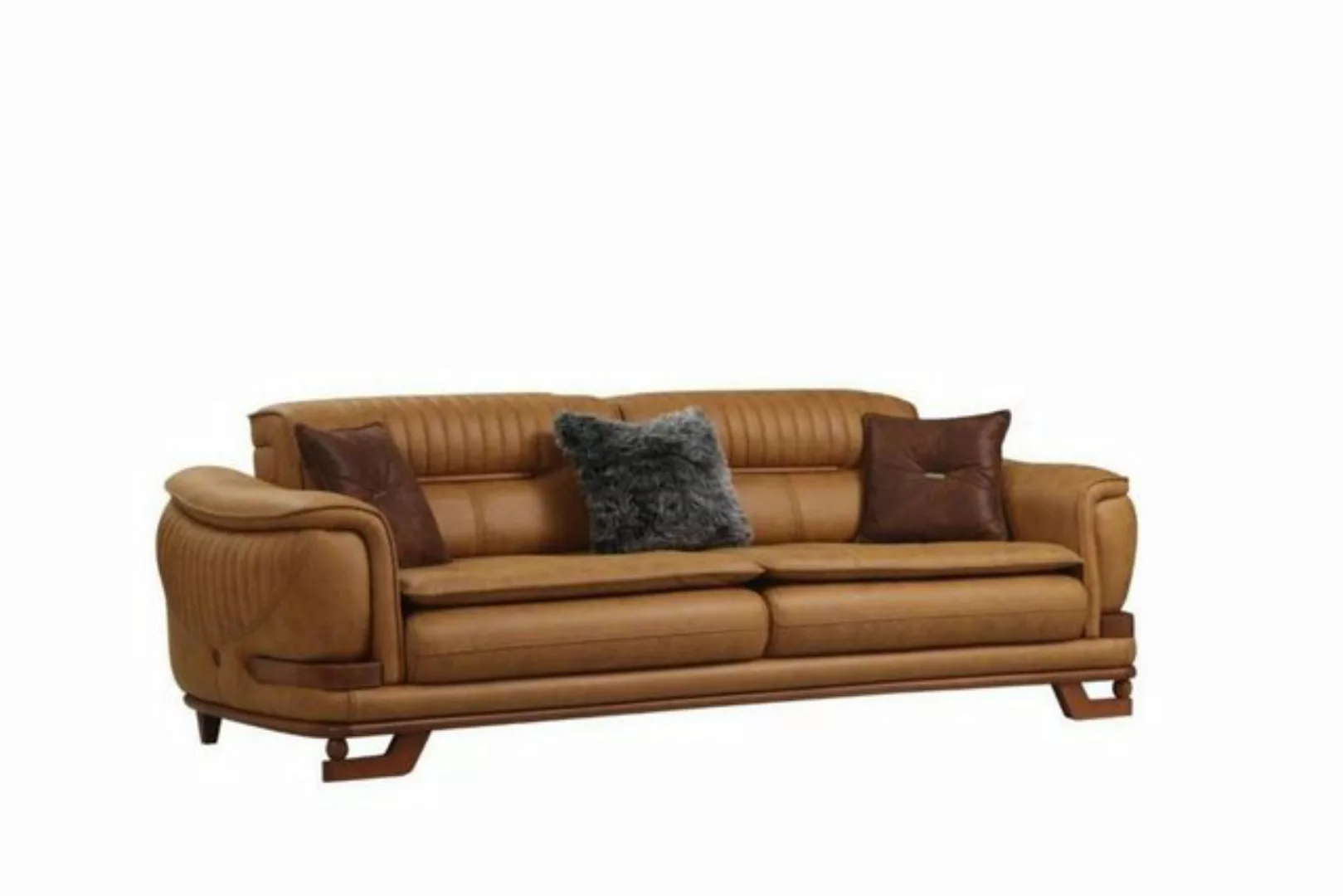 JVmoebel 3-Sitzer Dreibettsofa Dreisitzer Sofa 3 Sitzer Sofas Luxus Design günstig online kaufen