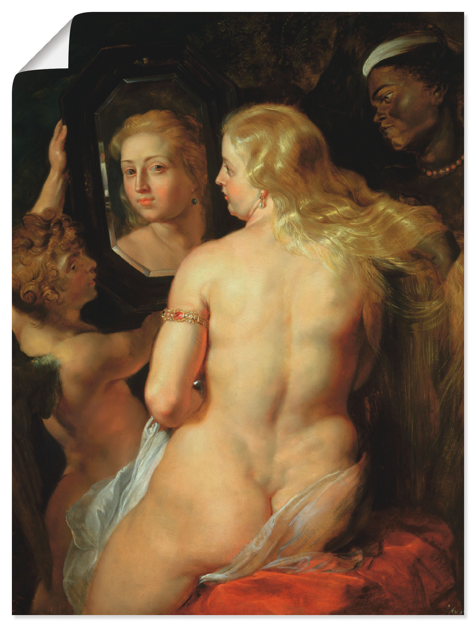 Artland Kunstdruck "Toilette der Venus", Frau, (1 St.), als Leinwandbild, W günstig online kaufen