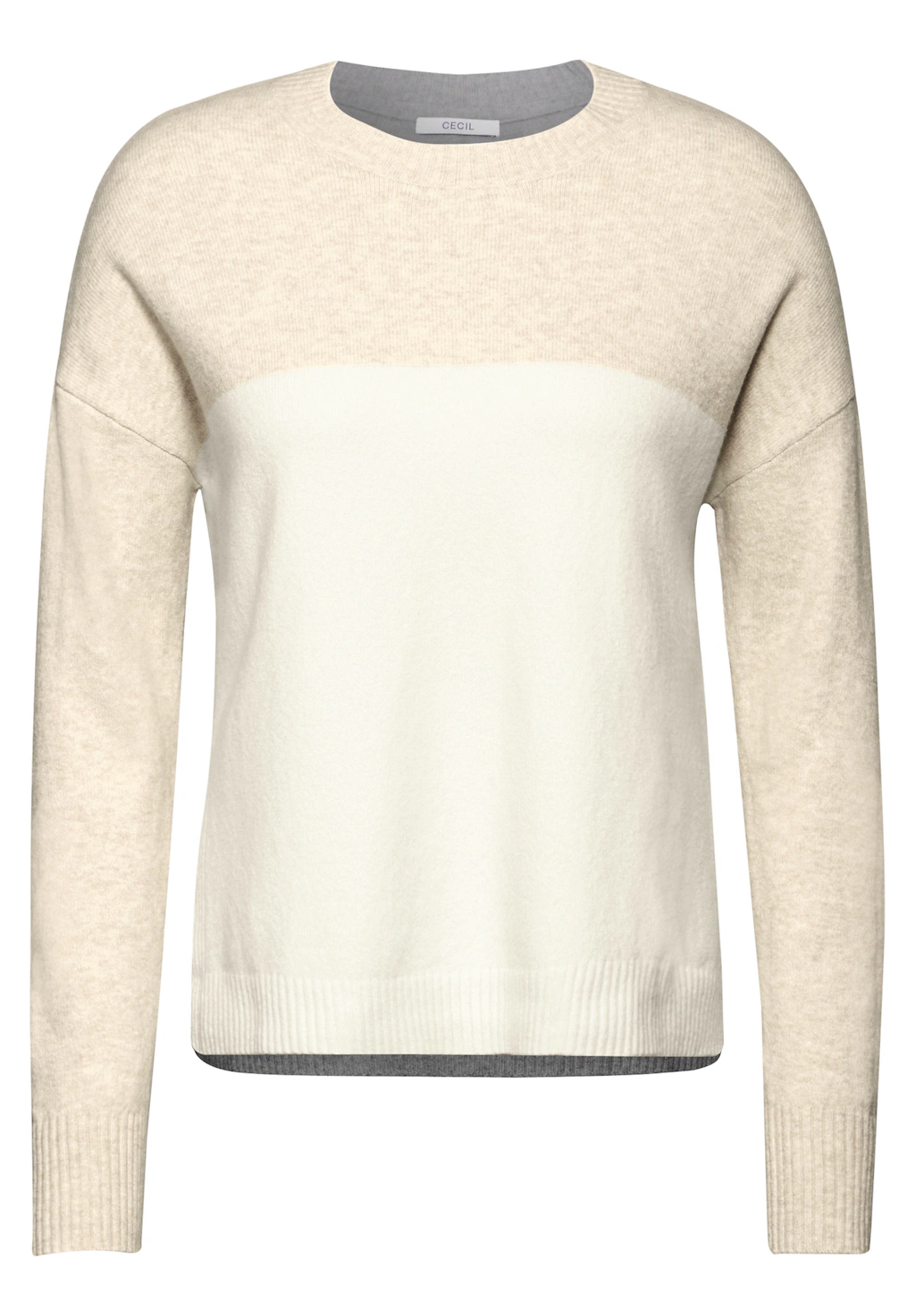 Cecil Strickpullover mit Colorblocking günstig online kaufen