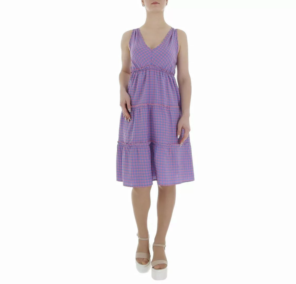 Ital-Design Sommerkleid Damen Freizeit Stufenkleid (85941358) Volants Karie günstig online kaufen