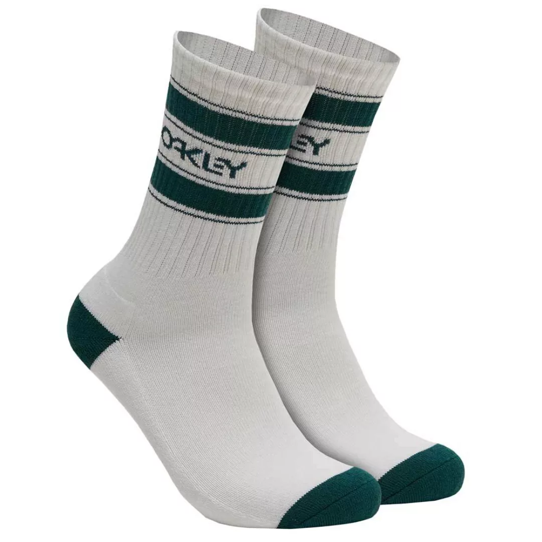 Oakley Apparel B1b Icon Socken 3 Paare EU 40-42 1/2 White / Bayberry günstig online kaufen