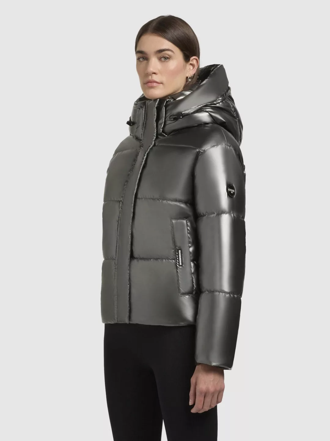 khujo Steppjacke Devina Shiny-YM Glänzende kurze Winterjacke für Damen günstig online kaufen