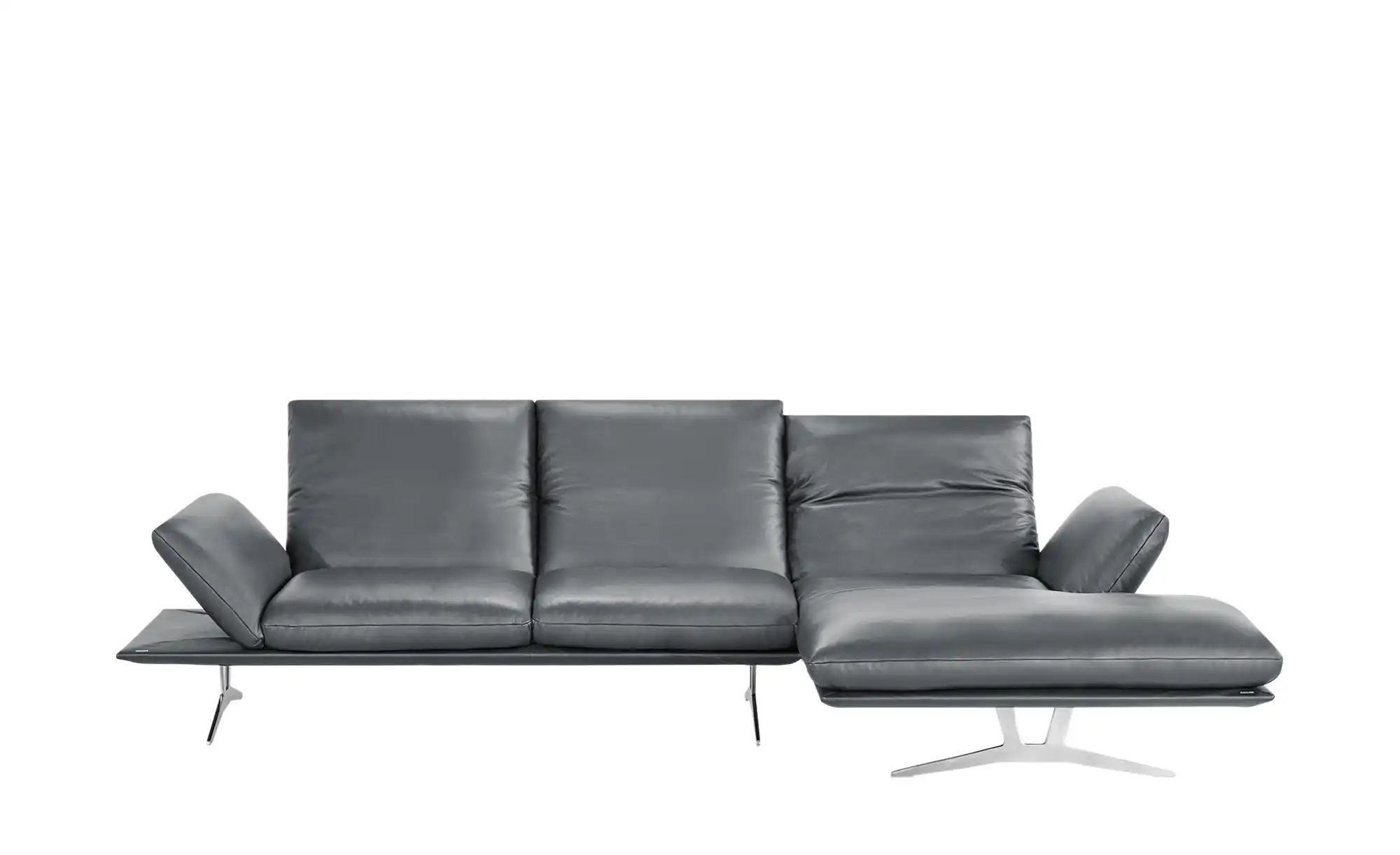 KOINOR Ecksofa Echtleder Francis ¦ grau ¦ Maße (cm): B: 314 H: 93 T: 159 Po günstig online kaufen