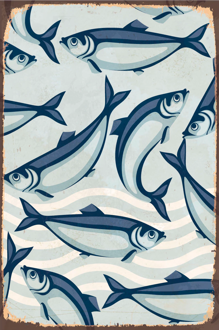 queence Metallbild "Maritim", Tiere, (1 St.), Stahlschilder günstig online kaufen